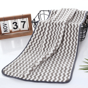 Biểu Tượng Tùy Chỉnh Độ Dày Tốt Tay Nghề Chất Lượng Cao Khăn Khô Tóc Nhanh Chóng Mịn Cảm Giác Tay Sợi Nhỏ Tóc Khăn - Product Image 2