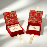 Boîtes cadeaux rigides de luxe de haute qualité, neuves, personnalisées, pour la présentation de cadeaux de mariage, avec fermeture à ruban