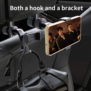 Soporte Ajustable para Tablet en Reposacabezas de Auto, Clip para Tablet en Asiento Trasero, Soporte para iPad en Asientos Traseros para Flotas de Taxis - Product Image 4