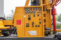 Foreuse de puits d'eau portable 1000m, machine de forage géothermique avec moteur diesel Yuchai, usine chinoise