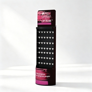 Professional Salon Pegboard Wall Organizer Floor Rack Heavy Duty Metal <b>Display</b> Stand with Removable <b>Hooks</b> for All Beauty Tools - Product Image 1