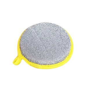 Thick Round Dish Sponge For Kitchen Cleaning Oil Stains Pot Scrubbing Tool Extra Thick Non <b>Scratch</b> Scouring <b>Pad</b> - Product Image 1