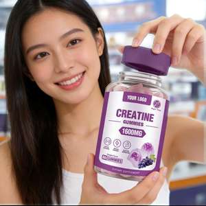 Gummies de créatine monohydrate personnalisées OEM pour les marques de nutrition sportive - Croissance musculaire, gestion de l'énergie, sans sucre, pour adultes, fabrication en usine - Product Image 2