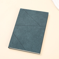 Articles cadeaux promotionnels de luxe en gros, ensemble cadeau de carnet, agenda en cuir PU vert pour le bureau, journal A5 avec clé USB