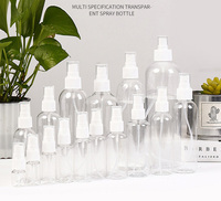 Bouteille Vaporisateur Pompe en Plastique PET Transparent Vide Personnalisée 10ml 20ml 30ml 50ml 60ml 80ml 100ml 120ml 150ml 180ml 200ml