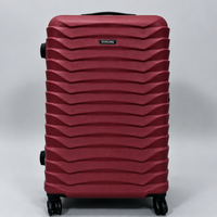 Ensemble de valises de voyage rigides en ABS avec logo personnalisé coloré, roues silencieuses, sacs à bagages de fabricants avec fonctionnalités de transport