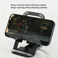 Support de téléphone et tablette ultra-fin design carte, réglable multi-angles, support de bureau mains libres stable et antidérapant