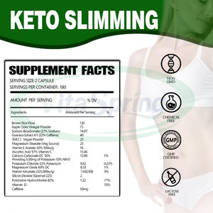VitaSpring Keto Kapsülleri Acv Keto Diyeti Yağ Yakıcı Zayıflama Enerji Takviyeleri Özel Etiket Vegan Keto Kapsülleri - Product Image 3