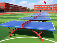 Nouvelle table de tennis de table professionnelle SMC Sport pour l'extérieur avec structure en acier, taille standard, imperméable et résistante aux intempéries