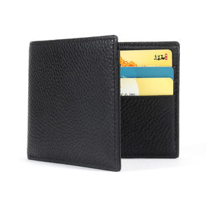 Cartera de <span class=keywords><strong>Negocios</strong></span> de Cuero Genuino Delgada para Hombre, Estilo Vintage de Alta Calidad, Cierre Abierto RFID, Forro de Poliéster, con Ranura para Tarjeta SIM - Product Image 6