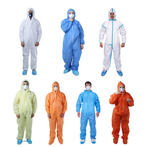 Factory Cheap TYPE 5 6 <strong>PPE</strong> Equipment Disposable Coveralls Coverall Suits Workwear <strong>Painter</strong> Suit Nonwoven Protective Coverall - Product Image 6