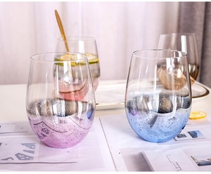 <span class=keywords><strong>Bicchieri</strong></span> da <span class=keywords><strong>Vino</strong></span> Senza Stelo in Cristallo Soffiato a Mano Personalizzati, Senza Piombo, Capacità 401-500ml <span class=keywords><strong>per</strong></span> <span class=keywords><strong>Vino</strong></span> <span class=keywords><strong>Rosso</strong></span> - Marca SUNYO - Product Image 6