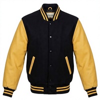 Veste universitaire en laine personnalisée, style classique rétro, bomber imperméable à col montant pour l'hiver