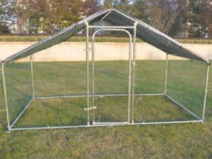 2x3x2m Grand poulailler <span class=keywords><strong>de</strong></span> plain-pied avec cages pour animaux pour poulets Clôture <span class=keywords><strong>de</strong></span> course - Product Image 4