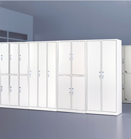 Armoire de rangement en acier moderne à 2 portes, détachable, hauteur réglable, étroite, amovible, gain de place, mobilier domestique pour usage hôtelier