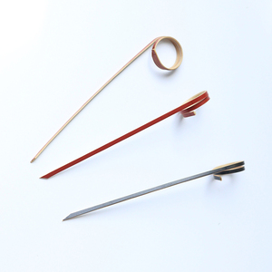 Mini Palillos de Bambú Desechables, Brochetas Decorativas de Bambú para Aperitivos y Adornos - Product Image 6