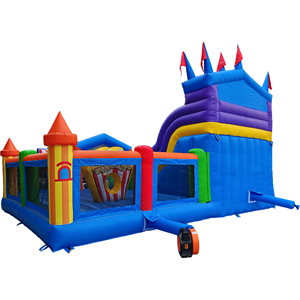 Combo de Tobogán y Brincolín de Grado Comercial, Casa de Brinco Inflable en Oferta, <span class=keywords><strong>Castillo</strong></span> Inflable para Fiestas y Eventos al Aire Libre - Product Image 4
