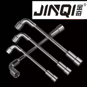 <span class=keywords><strong>Llave</strong></span> <span class=keywords><strong>de</strong></span> Tubo con Cabeza Hexagonal <span class=keywords><strong>de</strong></span> 2 Puntas, Forma <span class=keywords><strong>de</strong></span> L, con Tratamiento <span class=keywords><strong>de</strong></span> Superficie por Arenado y Cromado - Product Image 1