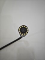 Kamera Inspeksi Ular WiFi Pencari & Penyelamat dengan Tongkat Teleskopik Serat Karbon 5M, Layar Sentuh 4K 10.1 Inci, Diameter 23mm, 12 LED