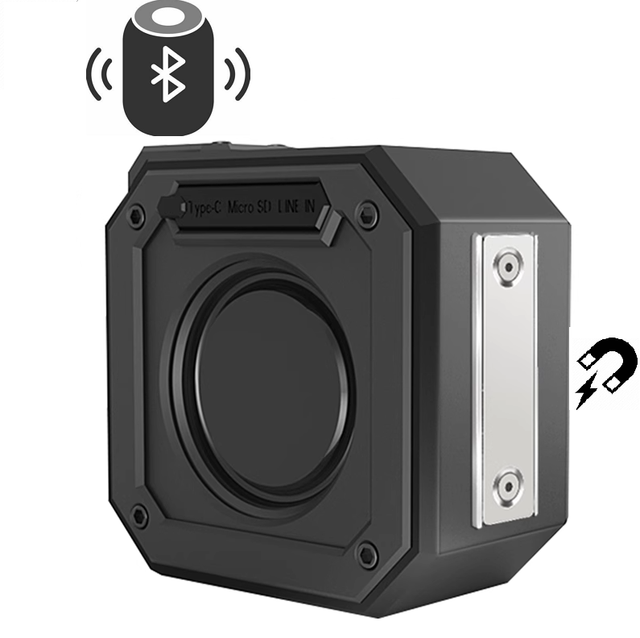 Mini Subwoofer for TV Monitor Stereo,Mini Speaker Heavy Bass Audio for Golf Home & Sport Magnetic Mount Bluetooth Speaker