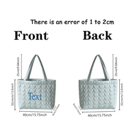 Sac à bandoulière matelassé personnalisé avec broderie, sac fourre-tout en toile de coton doux, grand sac réutilisable pour cadeau d'entreprise et usage quotidien décontracté pour femmes