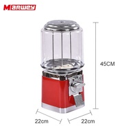 Distributeur automatique de bonbons et de capsules à monnayeur Marwey pour enfants, machine à œufs torsadés en métal avec garantie d'un an