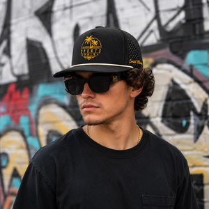 Embroidery Logo Golf <b>Hat</b> Five Panel Custom OEM Low MOQ High Quality Snapback Adjustable Strap Quick Dry Durable Men - Product Image 5