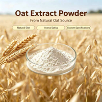 Extrait de paille d'avoine sauvage, complément alimentaire à base de plantes, ingrédient santé, poudre de graines d'Avena Sativa, flocons d'avoine enroulés emballés en fût
