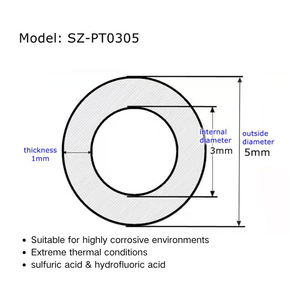 Nhà máy supplyozone kháng <span class=keywords><strong>PTFE</strong></span> ống ống cho nước và các dung môi hóa học hữu cơ chất lượng tốt nhiệt độ cao - Product Image 4