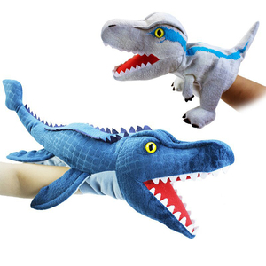 Bán buôn tùy chỉnh dễ thương Thú nhồi bông đồ chơi khủng long tay con rối đồ chơi sang trọng cho bé Quà Tặng - Product Image 6