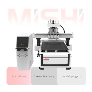 Mesin Mainan Kayu Penggilingan Router Cnc Grooving Cnc Sistem Pintu Dapur Kit Penuh 3 Poros Mdf untuk Dijual Di Dubai