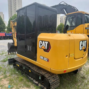 Miniexcavadora Usada Cat305.5 2022, Caterpillar de 5.5 Toneladas, Equipo de Construcción, Componentes Principales: Motor, Caja de Cambios, PLC, Bomba - Product Image 1