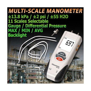 Manómetro Digital Diferencial 1895 para Medición de Aire en Habitaciones, Laboratorios y Fábricas, OEM/ODM - Product Image 1