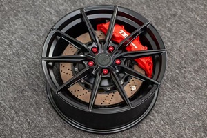 Jantes en alliage d'aluminium WF 15-19 pouces finition noire fabriquées en Chine pour Reiz Accord Bora POLO Golf - Product Image 4