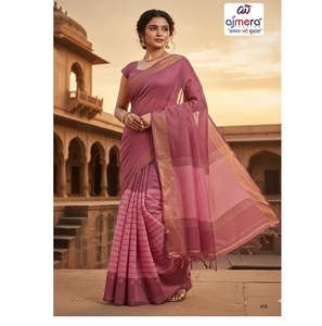 Sari en soie traditionnel pour femmes, élégant, ethnique, pour mariage, style designer, pour festivals et fêtes, drapé indien, séchage rapide, toutes saisons - Product Image 1