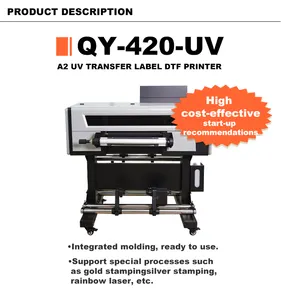 Factory Supply UV DTF A3 A4 Flatbed UV Printer For Phone Case With 3 TX800 Print Head