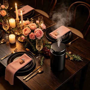 Wiederaufladbarer <span class=keywords><strong>Mini</strong></span>-Auto-Aromatherapie-Diffusor Wasserloses Ätherisches Öl Lufterfrischer Tragbare USB-Duftmaschine für Zuhause Auto Büro - Product Image 3