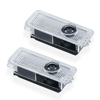 Feux de voiture 3D à effet fantôme, projecteurs LED de bienvenue pour portières de voiture Mini R55 R61 2011-2014