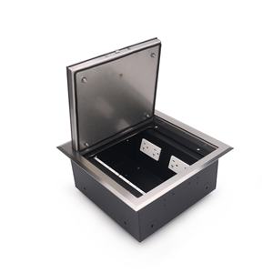 กล่องเต้ารับไฟฟ้าแบบสองชั้นพร้อมพอร์ตจ่ายไฟและข้อมูลสำหรับติดตั้งบนพื้นห้องประชุม - Product Image 4