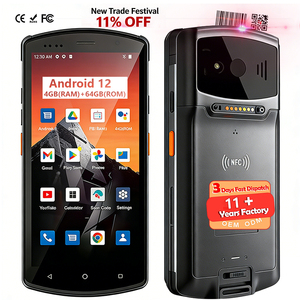 Прочный портативный терминал сбора данных EDOO M914G с 2D сканером штрих-кодов, Android 12, GPS, NFC, Wi-Fi для складской логистики и инвентаризации - Product Image 1