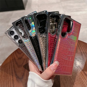 เคสโทรศัพท์ลายหนังจระเข้สีสันสดใส เหมาะสำหรับ Samsung S25 Ultra  พร้อมเคลือบเงา สำหรับ Samsung S24  ฝาหลังแข็งหรูหรา - Product Image 2