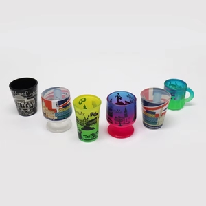 Transparante sublimatie tumbler shotglaasje whiskyglas blanco's promotie kleine bullet mok set cadeau - Product Image 4