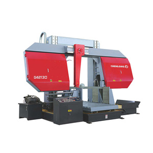 เครื่องเลื่อยสายพานแนวนอนแบบสองเสา Chenlong G42130 ควบคุมด้วยระบบไฮดรอลิก สำหรับอุตสาหกรรมทั่วไป - Product Image 1