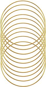 Di alta qualità fai da te Craft Dream Catcher di grandi dimensioni in metallo macramè cerchi floreali per matrimonio ghirlanda decorazione a cerchio da parete artigianato - Product Image 6