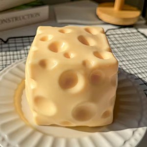 Jouet anti-stress CS en forme de fromage, balle souple en TPR pour soulager l'anxiété et s'amuser à presser - Product Image 5