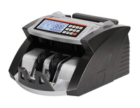 Compteur de billets professionnel AL-6000, machine de comptage d'argent, grand écran LCD, détecteur de faux billets