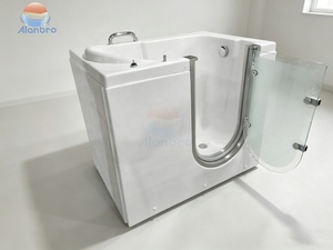 อ่างอาบน้ำนวดตัวแบบมีฟองอากาศและระบบน้ำวน พร้อมที่นั่ง อ่างน้ำร้อนแบบวอล์กอิน - Product Image 5