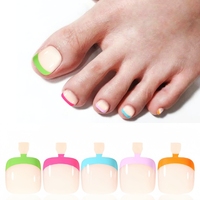 MyBeautyNails Custom Label Gel X Press on Nails Gel souple entièrement gravé Design français Ongles colorés Orteil Conseils pour femmes
