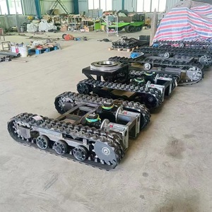 Plateforme robotique motorisée sur chenilles en caoutchouc électrique pour usage industriel - Product Image 3