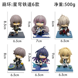 ชุดฟิกเกอร์มินิ 6 ชิ้น/ชุด อนิเมะฟิกเกอร์ <span class=keywords><strong>Honkai</strong></span> <span class=keywords><strong>Star</strong></span> <span class=keywords><strong>Rail</strong></span> จิงหยวน ลัวฉะ โมเดลฟิกเกอร์ PVC อนิเมะ ตุ๊กตาอนิเมะ - Product Image 5